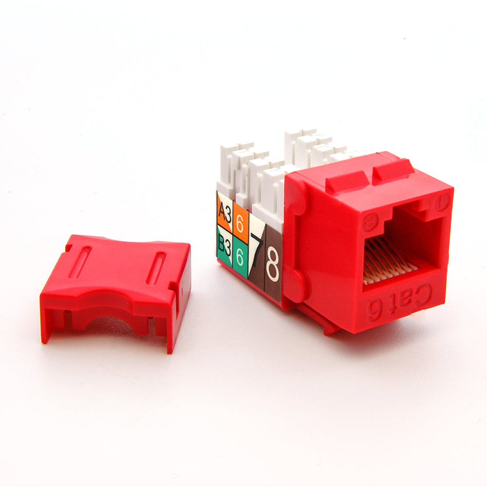 CAT6 RJ45 110 Type Keystone Jack CAT6 RJ45 110 Type Keystone Jack